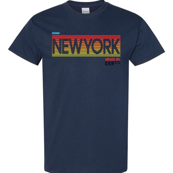 SV - Graphic Tees - New York - Men's Short Sleeve T-shirt - Navy - Picture 1 of 1